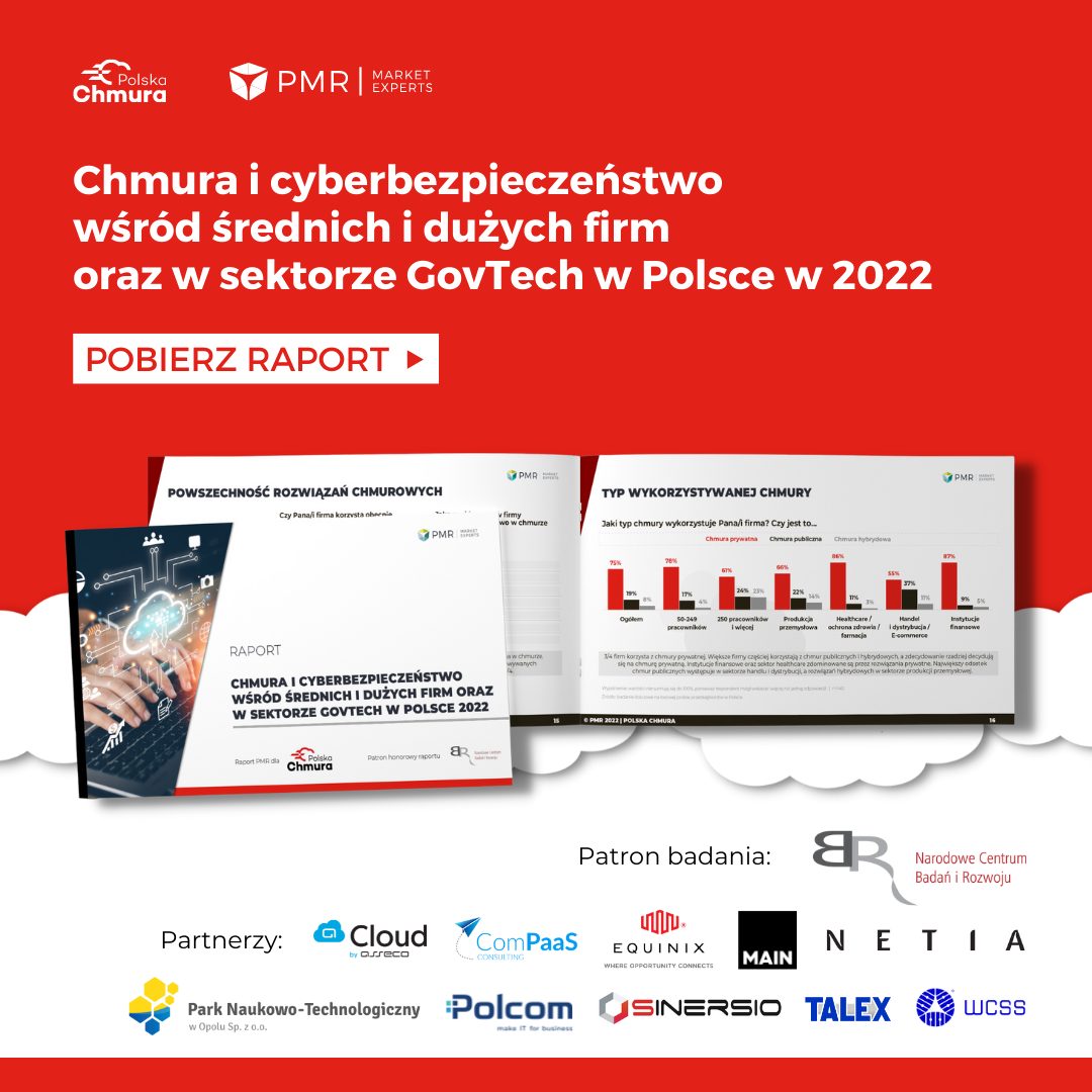Polskie centra danych najchętniej wybierane przez biznes i GovTech – badanie Polskiej Chmury